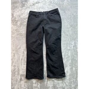 Universal Thread Womens Sz 10R Black Jeans Ankle‎ Bootcut Mid Rise Western Boho
